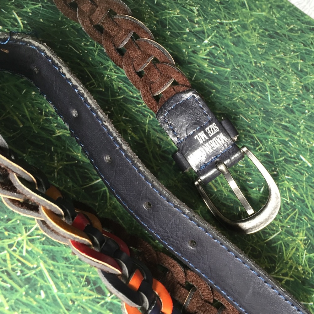 Multi-Colored Linked Ringed Belt - Picture 5 of 5